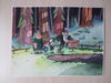 Gravity Falls-Mabel Pines-Bottom Pit-Dipper-Stanley-Cartoon Watercolor Painting-Dark Painting-Green Drawing-Forest-3.JPG