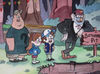 Gravity Falls-Mabel Pines-Bottom Pit-Dipper-Stanley-Cartoon Watercolor Painting-Dark Painting-Green Drawing-Forest-6.JPG