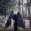 Maleficent costume, black angel wings, devil wings, cosplay wings, the witcher costume, demon slayer, final fantasy, articulating wings, black crow wings, large
