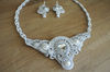 Bridal necklace and earrings