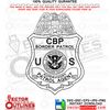 CBP Supervisory Patrol Agent svg Badge US Border Patrol logo vector file for cnc laser cutting engraving cricut vinyl cut.jpg