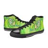 Rick And Morty Custom Adults High Top Canvas Shoes for Fan, Women and Men, Rick And Morty High Top Canvas Shoes