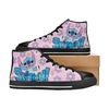 Stitch Custom Adults High Top Canvas Shoes for Fan, Women and Men, Stitch High Top Canvas Shoes, Stitch Sneaker