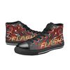 The Flash Custom Adults High Top Canvas Shoes for Fan, Women and Men, The Flash High Top Canvas Shoes, The Flash Sneaker