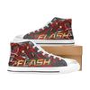The Flash Custom Adults High Top Canvas Shoes for Fan, Women and Men, The Flash High Top Canvas Shoes, The Flash Sneaker