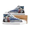 Supernatural Horror Movies Themed Top Canvas Shoes for Fan, Women and Men, Supernatural Horror High Top Canvas Shoes