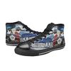 Supernatural Horror Movies Themed Top Canvas Shoes for Fan, Women and Men, Supernatural Horror High Top Canvas Shoes