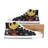 The Nightmare Before Christmas Canvas Shoes for Fan, Women and Men, The Nightmare Before Christmas High Top Canvas Shoes