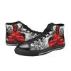 Deadpool High Canvas Shoes for Fan, Women and Men, Deadpool Sneaker, Deadpool Marvel Sneaker, Deadpool Shoes, Deadpool