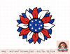 4th Of July Sunflower White Red And Blue Patriotic png, instant download, digital print.jpg