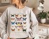 Butterfly Sweatshirt, Fall Sweatshirt, Floral shirt, Butterfly Lover, Butterfly Graphic, Women Tee, Valentine Gift - 2.jpg