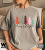 Ladies Merry Bright Christmas Shirt, Women Christmas Tree Shirt, Cute Christmas Shirt, Women Holiday Shirt - 5.jpg