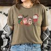 Retro Christmas Shirt, Snowman Coffee Latte Shirt, Vintage Santa Christmas Shirt, Retro Holiday Shirt, Ugly Sweater Shirt, Tee - 5.jpg