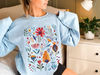 Wildflower Sweatshirt, Wild Flowers Tee, Floral Tshirt, Gift for Women, Ladies Shirts, Best Friend Gift - 5.jpg