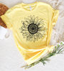 Sunflower Floral Tee Shirt, Flower Garden Shirt, Womens Fall Spring Summer Sunshine TeeT Shirt, Gardener Gifts - 4.jpg