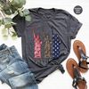 4th of July Shirt, Freedom Tshirt, Patriotic T Shirt, USA Flag Tees, American Vneck Shirts, Statue Of Liberty Graphic Tees, Patriotic Gifts - 3.jpg