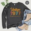 46th Birthday Hoodie, Vintage 1977 Sweatshirt, 46th Birthday Gift for Women, 46th Birthday Shirt Men, Retro Long Sleeve, Vintage Hoodie - 3.jpg