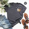 Aesthetic Butterfly Shirt, Floral Pocket Graphic Tees, Minimal Butterfly Spring Tshirt Gifts, Minimalist Flowers Tshirts for Women - 3.jpg