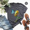 Awareness Gifts, Cervical Cancer Shirt, Cancer Support TShirt, Butterfly Outfit, Sunflower Graphic Tees, I'm A Survivor, Teal Cancer Ribbon - 2.jpg