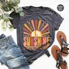 Be The Sunshine Shirt, Retro Sun T Shirt, Summer Shirt For Women, Kindness T-shirt, Vintage Graphic T-Shirt, Motivational Shirt - 1.jpg