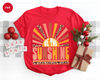 Be The Sunshine Shirt, Retro Sun T Shirt, Summer Shirt For Women, Kindness T-shirt, Vintage Graphic T-Shirt, Motivational Shirt - 7.jpg