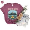 Camp T-Shirt, Travel Shirt, Hiking Tees, Camping Shirt, Vacation Vneck Shirt, Family T-Shirt, Nature Graphic Tees, Camping Outfit, Camp Gift - 5.jpg