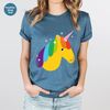 LGBTQ Unicorn Shirt, Pride Toddler Shirts, Lesbian Vneck Tshirts, Trans Graphic Tees, Pride Month Outfit, Protect Queer Kids, Bisexual Gifts - 5.jpg
