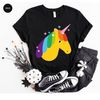 LGBTQ Unicorn Shirt, Pride Toddler Shirts, Lesbian Vneck Tshirts, Trans Graphic Tees, Pride Month Outfit, Protect Queer Kids, Bisexual Gifts - 6.jpg