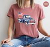 Trendy American Car Graphic Tees, Patriotic Shirts, 4th of July T Shirt, Gifts for Him, American Flag Clothing, Independence Day Outfit - 6.jpg