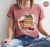 Books and Flowers Tshirt, Librarian Tshirts, Reading Gifts for Bookworm, Retro Books Shirt, Wild Flower Shirts, Floral Books Shirt - 1.jpg