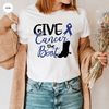 Colon Cancer Shirt, Cancer Survivor Gift, Colorectal Cancer Awareness, Cancer Support Tee, Gift for Her, Give Cancer The Boot Shirt - 5.jpg