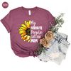 Mothers Day Shirt, Mothers Day Gift, Sunflower Mom Shirt, Cute Mother Gift, Graphic Tees for Mama, Mommy Gift from Son, Grandma Vneck TShirt - 4.jpg
