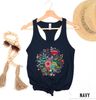 Floral Shirt Tank, Grow Positive Thoughts Tank, Bohemian Style Tank, Butterfly Shirt, Trending Right Now, Women's Graphic Tank, Love Tank - 6.jpg