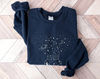 Space Shirt, Star Galaxy Sweatshirt, Astronomy Tee, Outdoors, Crescent Moon, Milky Way, Star Unisex Sweatshirt, Constellation Top - 2.jpg