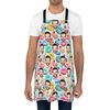 Doughnut Custom Apron, Personalized Cupcake Apron, Custom Photo Apron, Sweets Face Apron, Funny Crazy Face Kitchen Apron Donut Picture Gift - 1.jpg