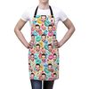 Doughnut Custom Apron, Personalized Cupcake Apron, Custom Photo Apron, Sweets Face Apron, Funny Crazy Face Kitchen Apron Donut Picture Gift - 2.jpg