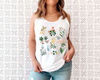 Floral Shirt Tank, Grow Positive Thoughts Tank, Bohemian Style Tank, Butterfly Shirt, Trending Right Now, Women's Graphic Tank, Love Tank - 4.jpg