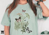 Flower t-shirt  Gift for her  Women trendy tshirt  Spring concept  Wild meadow flower nature tee  Floral Tee  Gardener Botanical Shirt - 6.jpg