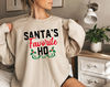 Santa's Favorite Ho Sweatshirt, Off the Shoulder, Slouchy Sweatshirt, Ugly Christmas Sweater, Plus Size Clothing for Women - 2.jpg