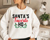 Santa's Favorite Ho Sweatshirt, Off the Shoulder, Slouchy Sweatshirt, Ugly Christmas Sweater, Plus Size Clothing for Women - 3.jpg