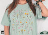 Wildflower Tshirt, Wild Flowers Shirt, Floral Tshirt, Flower Shirt, Gift for Women, Ladies Tee, Best Friend Gift, Comfort Colors, Oversized - 2.jpg