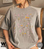 Wildflower Tshirt, Wild Flowers Shirt, Floral Tshirt, Flower Shirt, Gift for Women, Ladies Tee, Best Friend Gift, Comfort Colors, Oversized - 3.jpg