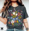 Flower Shirt, Wildflower T-shirt, Meadow Floral Shirt Aesthetic, Oversized Graphic Tee, Boho Tee, Hippie Womens Gift For Her - 1.jpg