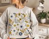 Flower Sweatshirt, Wildflower Women Sweatshirts, Plus Size, Ladies Flower Girl Gifts, Floral Gift, Girlfriend Gift - 1.jpg