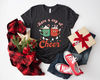 Retro Christmas cheer shirt, Christmas party shirt, Cute Women's holiday shirt, Women's Christmas top, Xmas shirt, funny Holiday shirt - 2.jpg