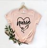 Heart Stethoscope Shirt-Nurse T-shirt-Nurse Tees-Cute Nurse Shirts -Nurse Appreciation Gift-Nurse Gift Idea-Nurses Week Gift-Nurselife Shirt - 4.jpg