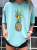 Pineapple Shirt, Women Graphic Tees, Foodie Shirt, Summer Shirt, Cute Pineapple T Shirt, Pineapple Lover, Gift for Her, Oversized - 3.jpg