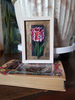 1 Small oil painting in a frame -Tulip Flower  5.9 - 3.9 in..jpg