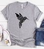 Hummingbird Shirt, Floral Hummingbird Shirt, Bird Lover, Nature Lover, Hummingbird Books Shirt - 2.jpg