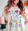 Wildflower Tshirt, Comfort Colors Shirt, Bohemian Floral Tshirt, Flower Shirt, Boho Gift for Women, Ladies Shirts, Hippie Best Friend - 2.jpg